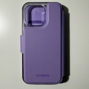 OtterBox iPhone 15 Pro Max Detachable Folio Wallet with Clear Case - I Lilac You